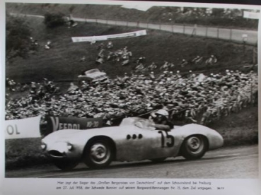 Borgward Hansa 1500 Racingcar with Joakim Bonnier "Großen Bergpreis von Deutschland" 1958 Factoryphoto (8388)